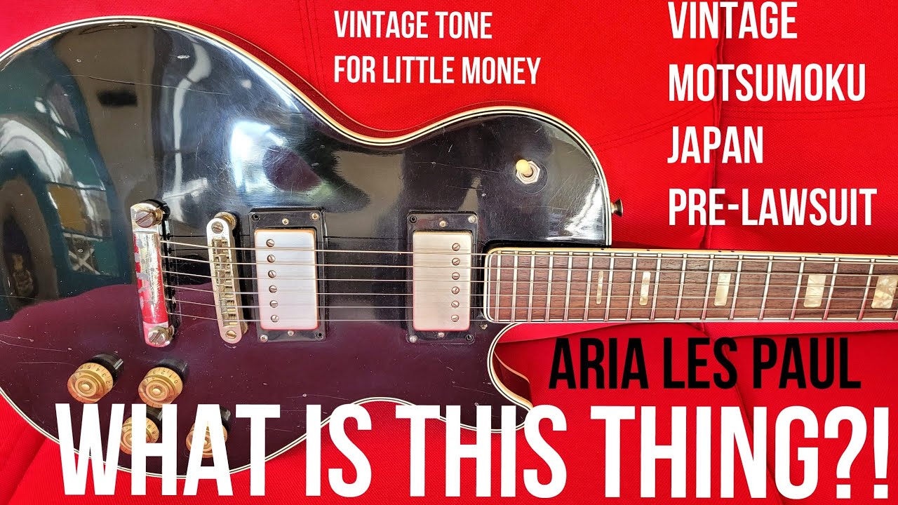 Aria Les Paul Lawsuit REVIEW and demo