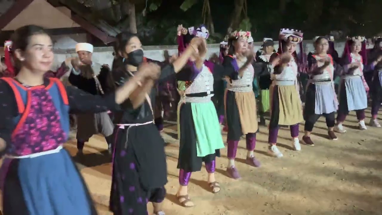 ลีซูเต้นปีใหม่ #เพลงลีซอ #เพลงลีซอ #culture #lisu #งานเต้นแม่แตง