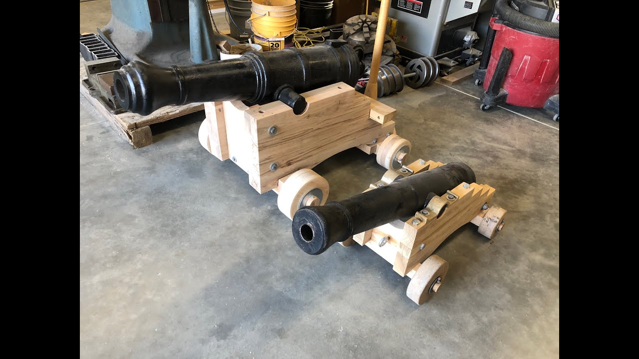 Full Scale Carronade Cannon Carriage