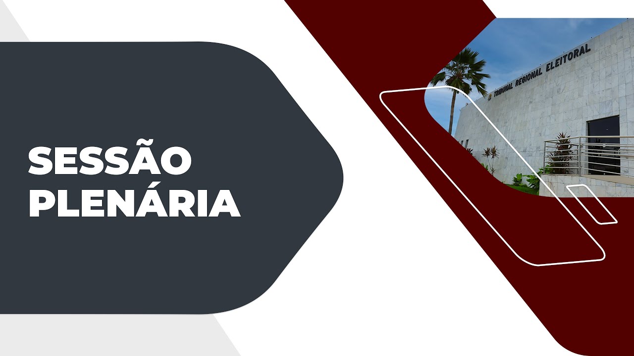 Sessão Plenária do Tribunal Regional Eleitoral de Sergipe 02/10/2024