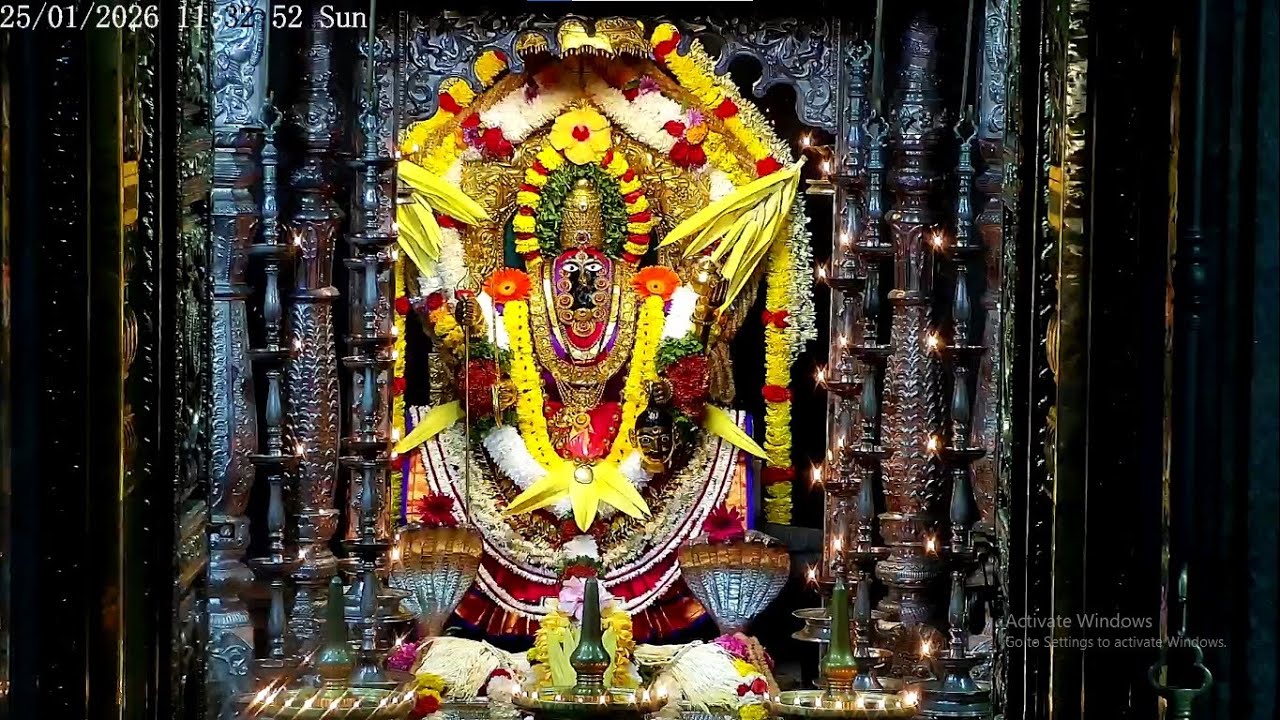 Shree Mahalasa Narayani Mahalasa Alankar & Madhyan Aarti  25th Jan 2026