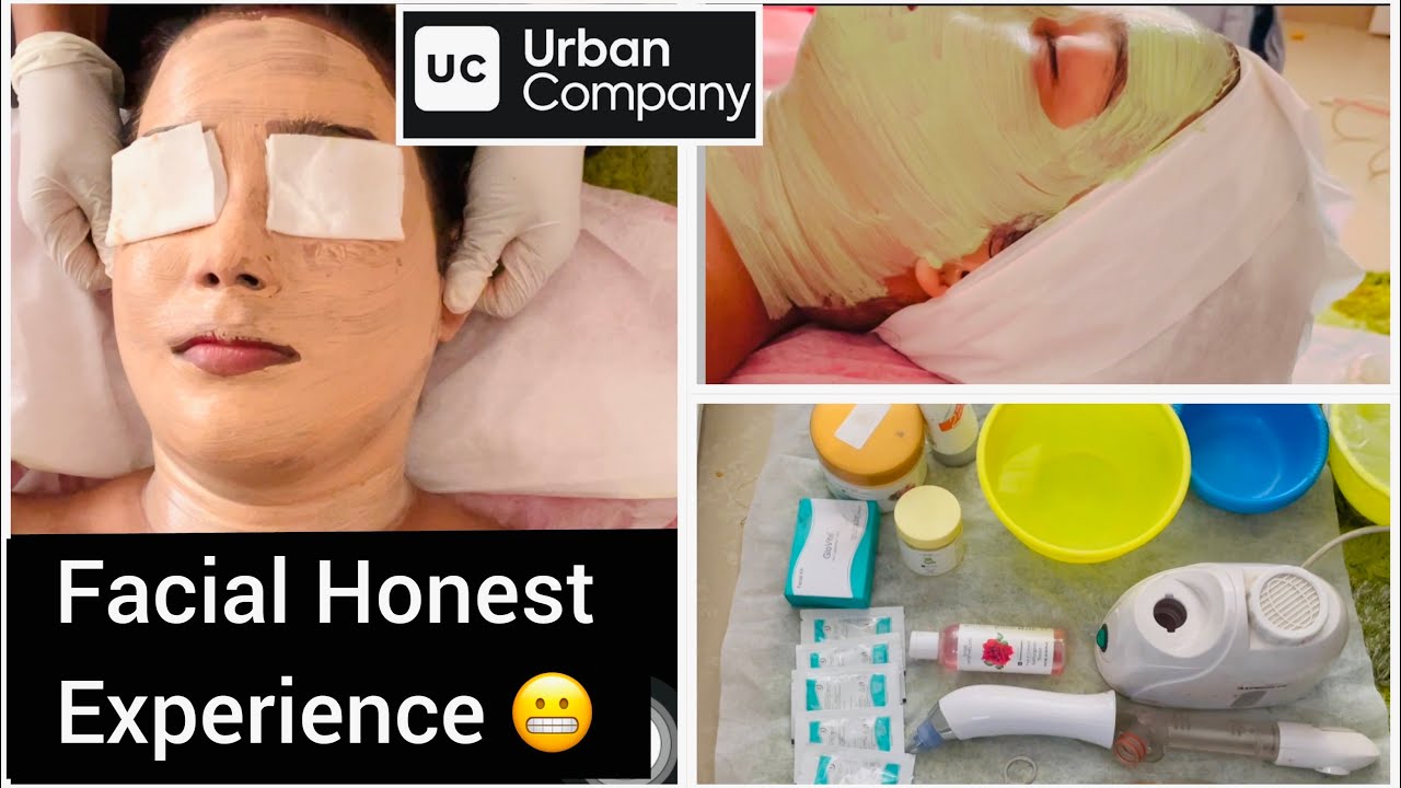 *Urban company* Facial at home | My Honest Experience | step by step Facial Dtan |