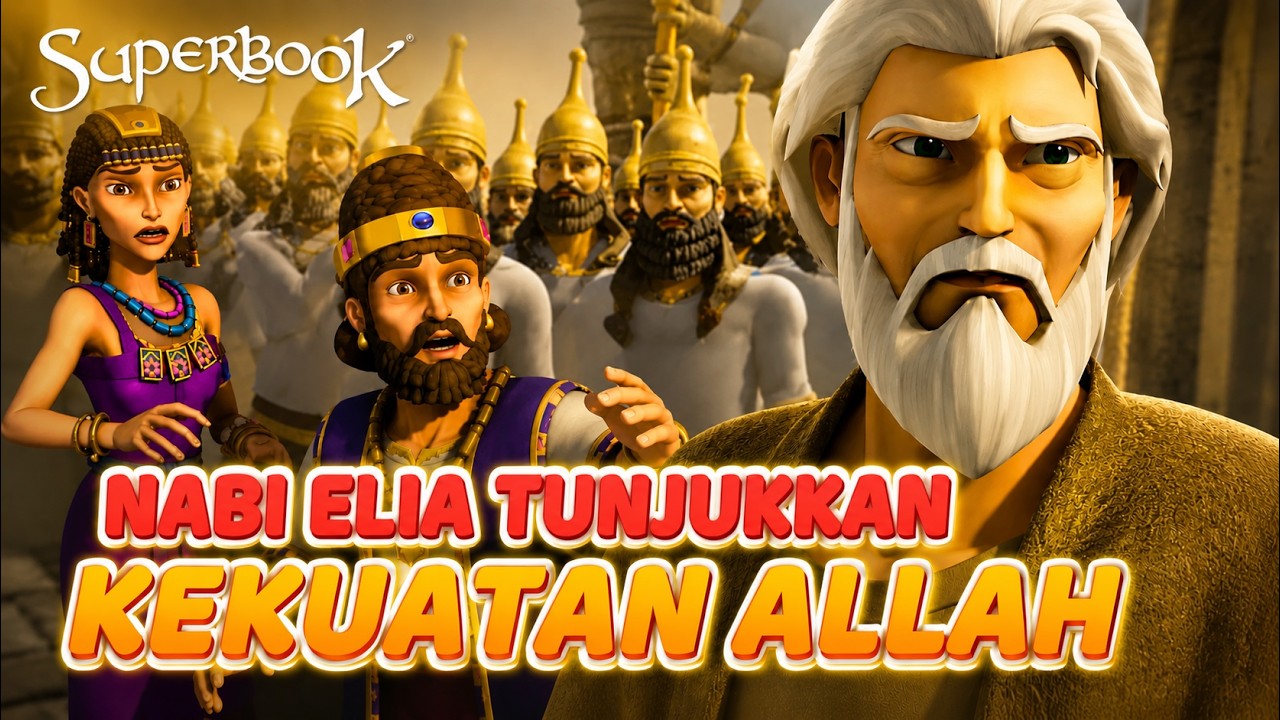 TAKJUB😱 NABI ELIA TURUNKAN API DARI SORGA! ALLAH DIMULIAKAN | #superbook