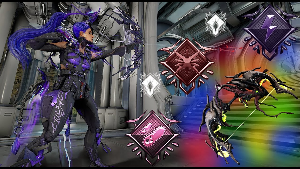 Warframe - Proboscis Cernos | Tentacle Status Explosions + Xata's Whisper (Blast & Electricity)