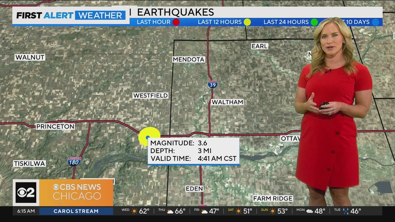 3.6 magnitude earthquake confirmed in Central Illinois