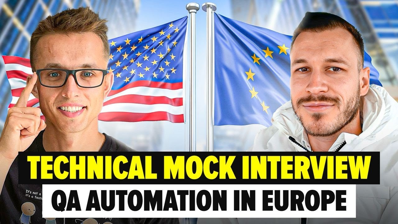 Technical QA Automation Engineer Interview - Mock Interview with Youtube Subscriber