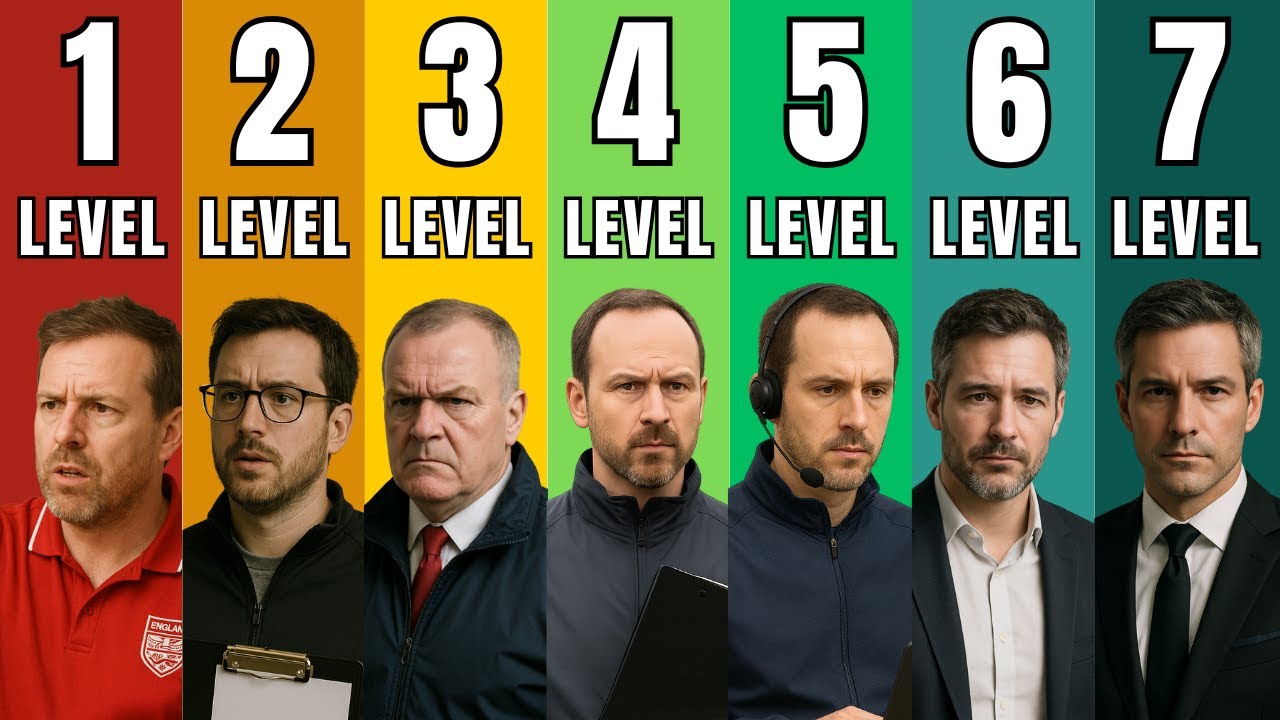 7 Levels of Football Managers