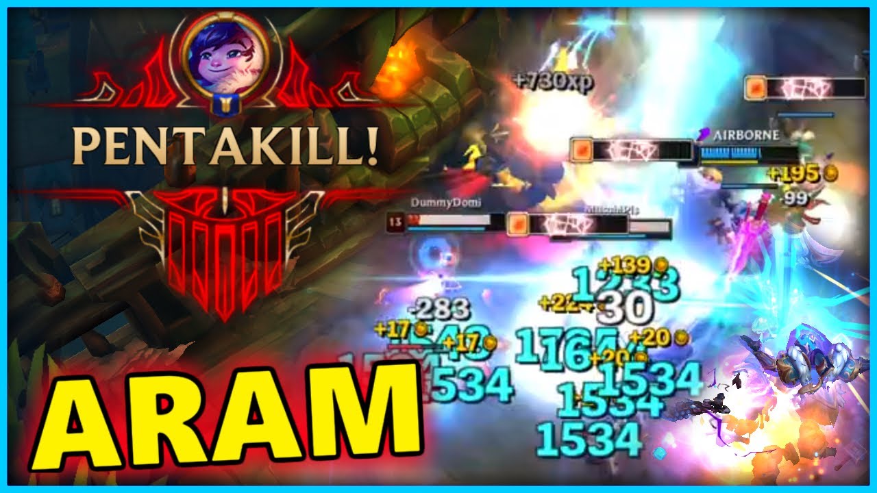 ARAM LoL FUN Montage 2025 (Pentakill, Nunu, Vex, Brand, K'Sante, Karthus, Olaf) #490