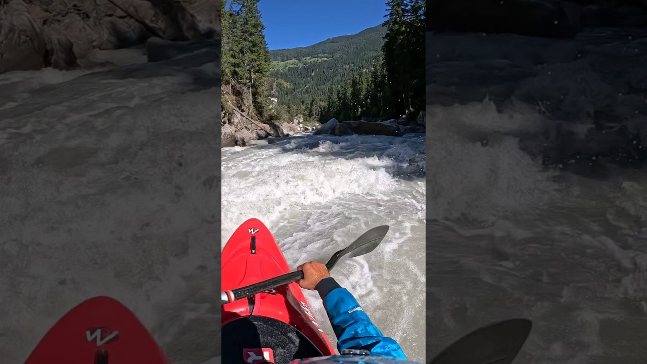 Paddling the iconic Wellerbrücke 