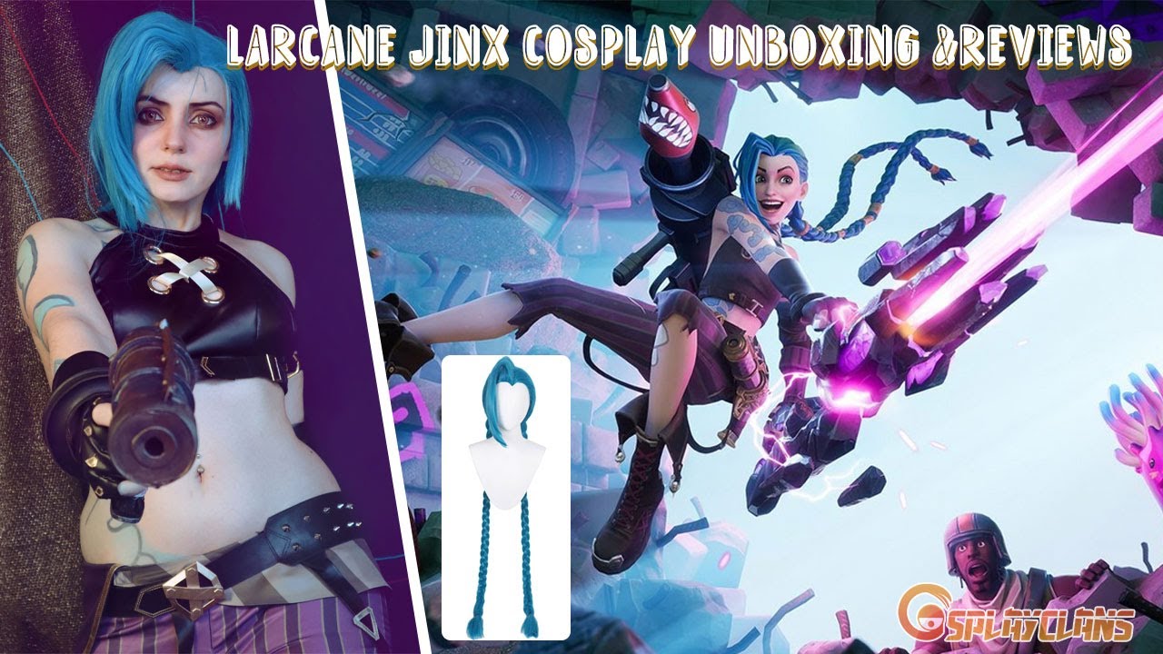 League of Legends Arcane Jinx Cosplay Review and Unboxing Tutorial