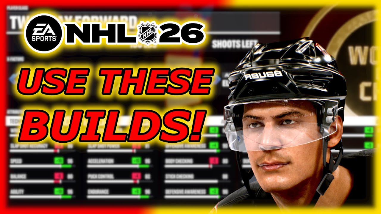 Best COMPETITIVE Builds To Use For Season 3 | NHL 26 EASHL