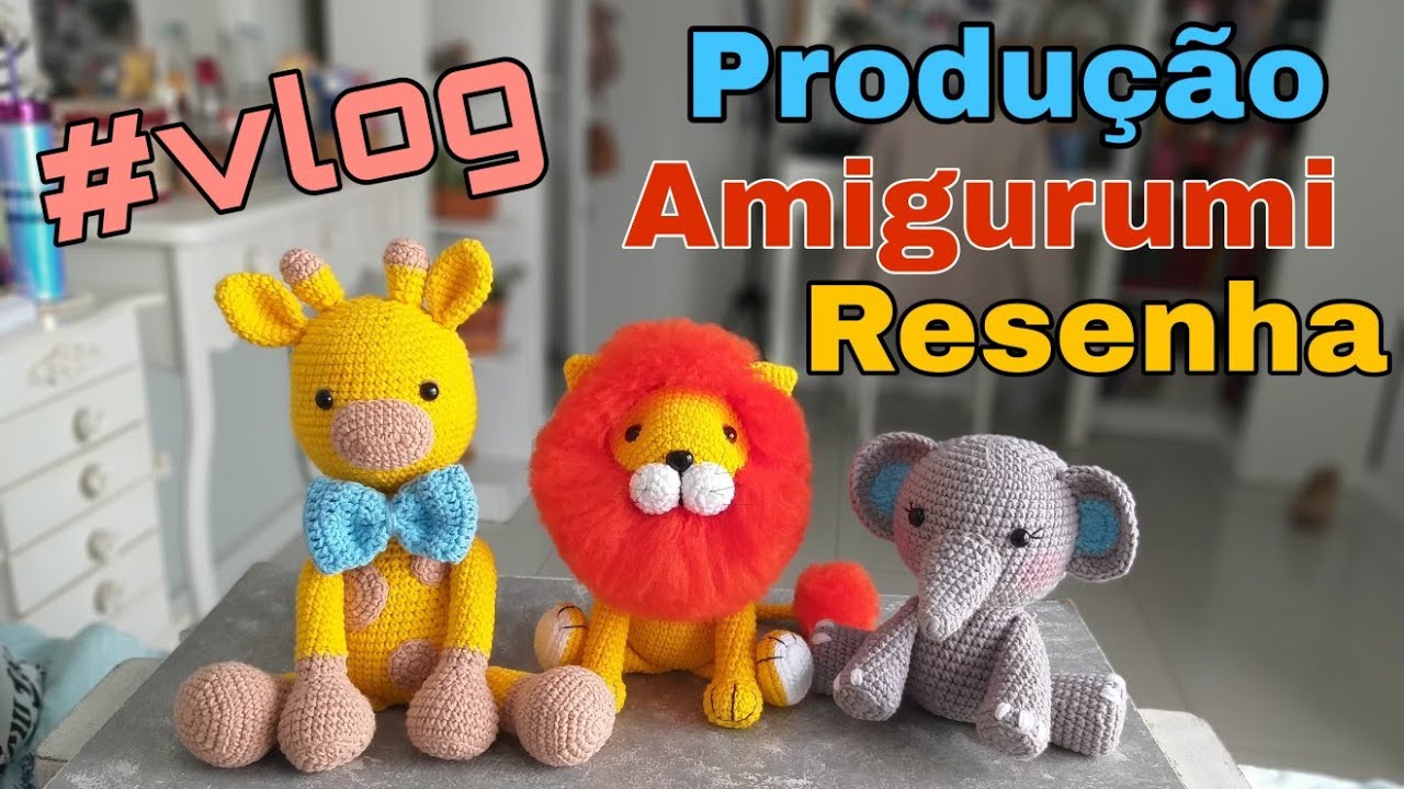 Resenha, produção amigurumi ( Pri Art's Amigurumi )-VLOG