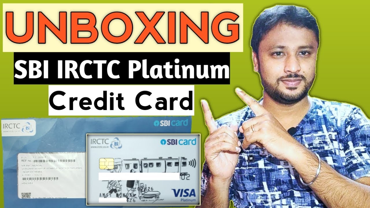 SBI Credit Card UNBOXING | SBI IRCTC Credit Card Review | IRCTC SBI Platinum Credit Card Unboxing |