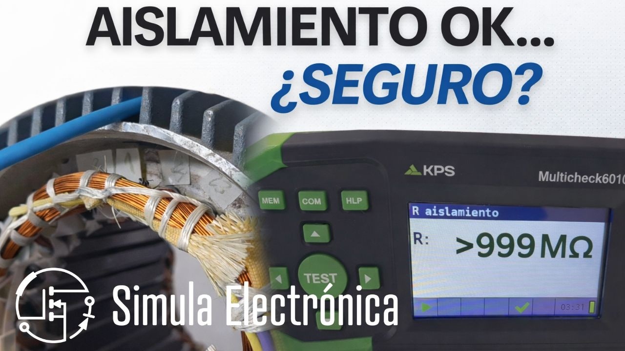 Medida de aislamiento en motores: mantenimiento y FP