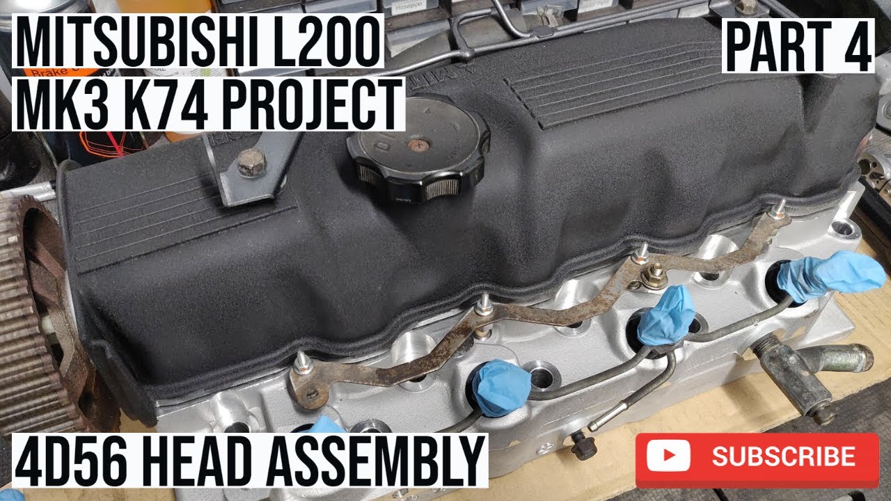 Mitsubishi L200 (MK3 K74) Head Assembly (4D56) -- Part 4