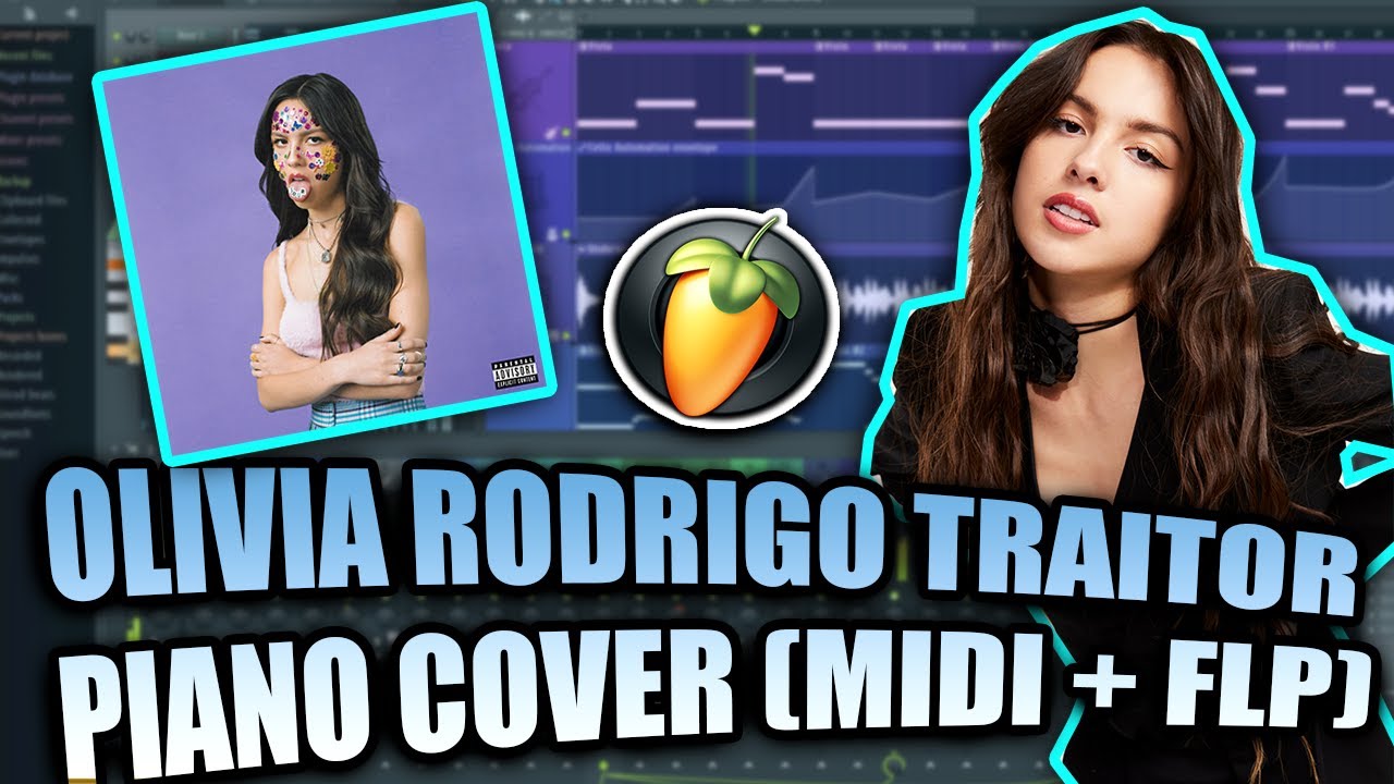 Olivia Rodrigo - Traitor (MIDI + FLP) (FL Studio Piano Tutorial / Cover)