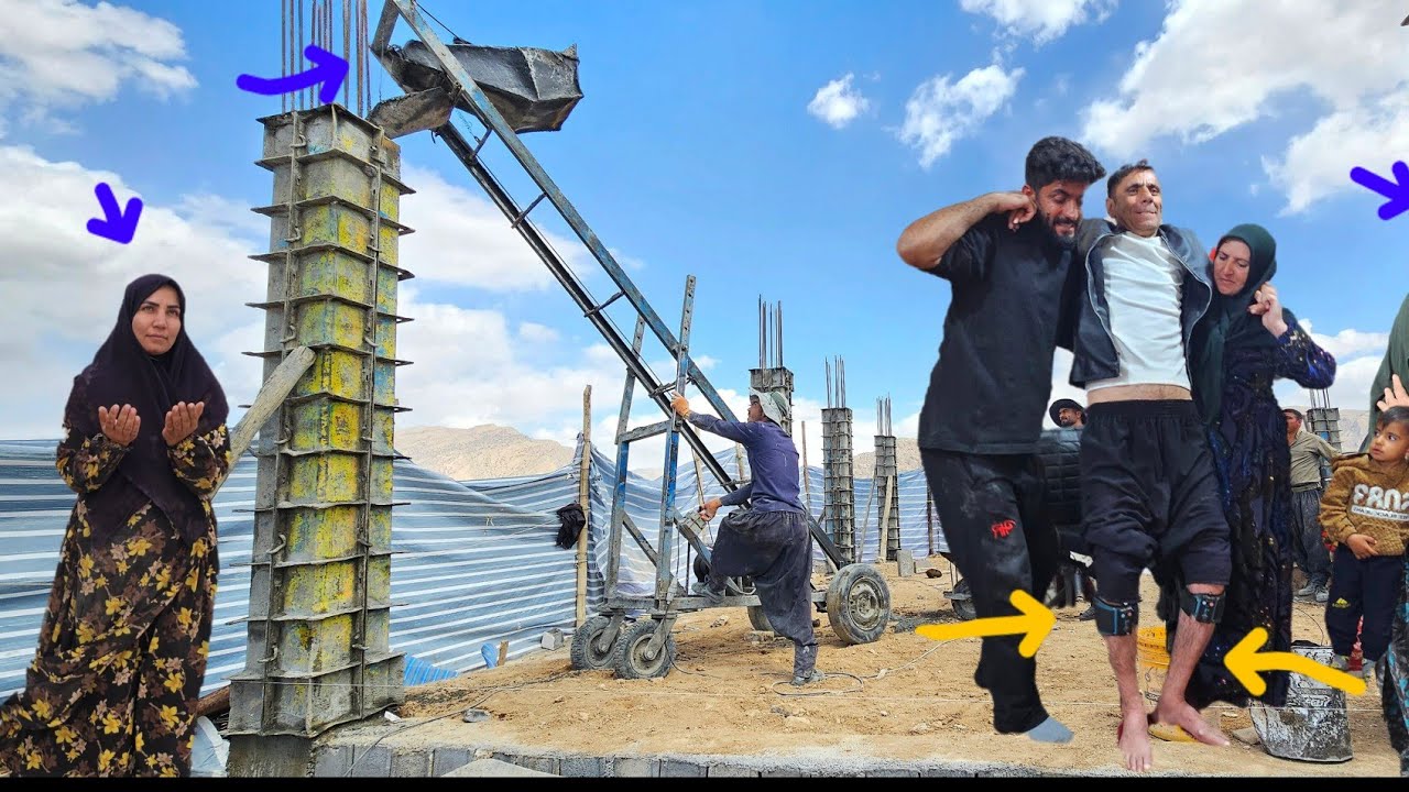 Building Hope in the Shadow of War 😢🏗️ | Ashkan Works Hard While Missiles Fall on Iran