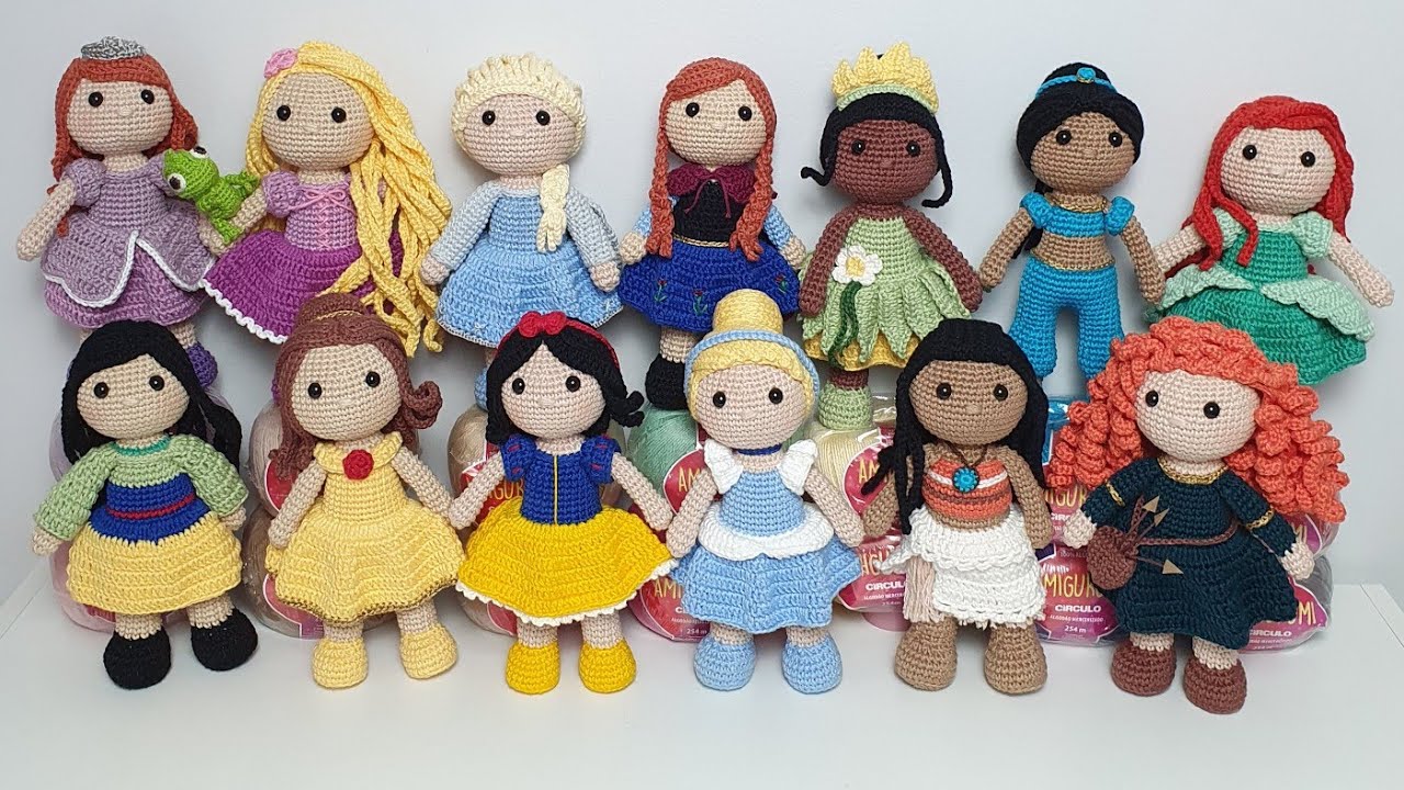 CORPO PADRÃO - COLEÇÃO PRINCESAS AMIGURUMI