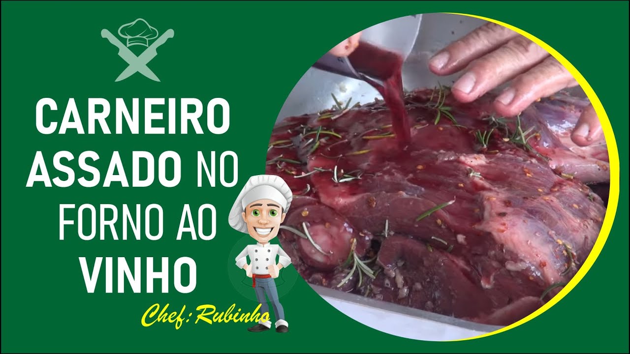 CARNEIRO ASSADO NO FORNO AO VINHO