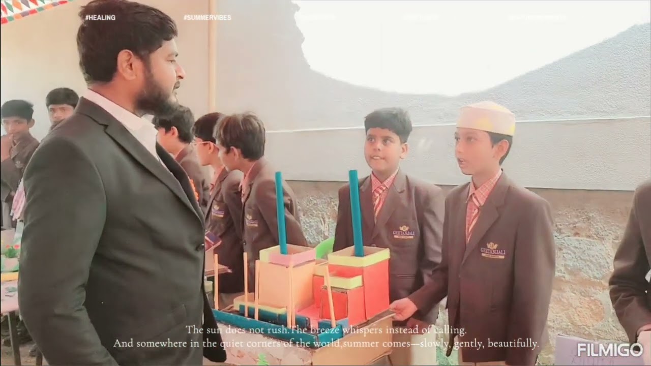 Taking a part  in Science day