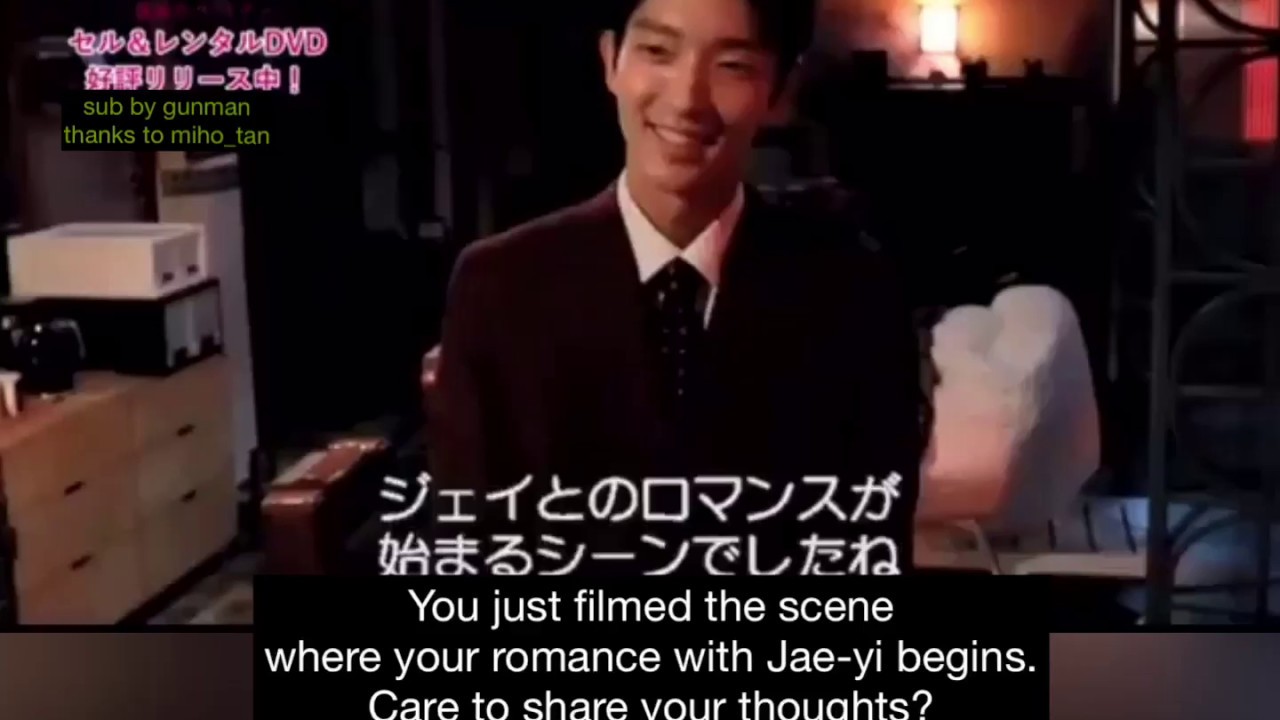 Lee Joongi’s interview on kiss scene in Lawless Lawyer (ENG sub)