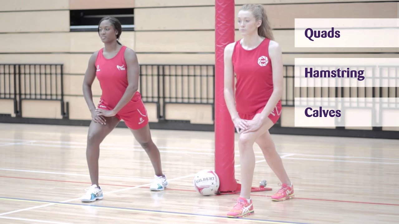 Five essential stretches - The Movelat Netball Academy with the England Netball Team