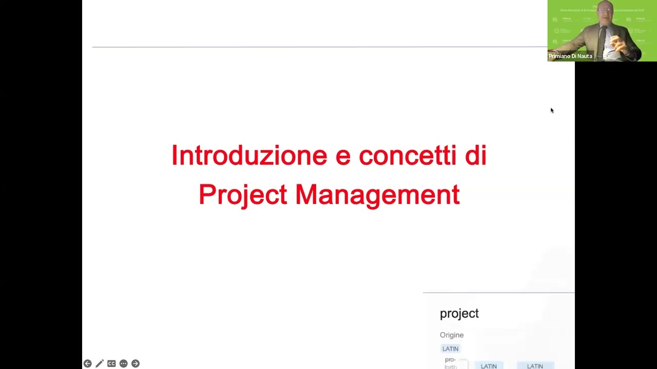 Progettazione: tecniche di project management