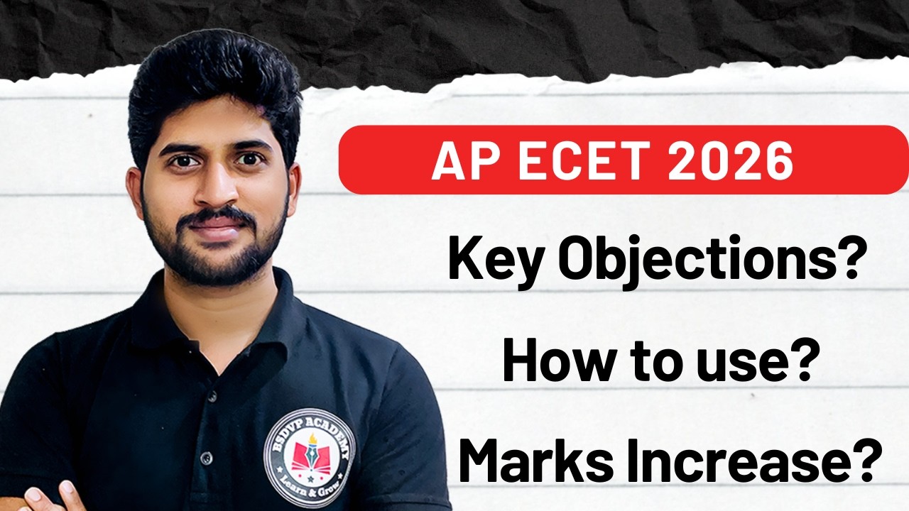 AP ECET 2026 How to Use Key Objections + Score Boost