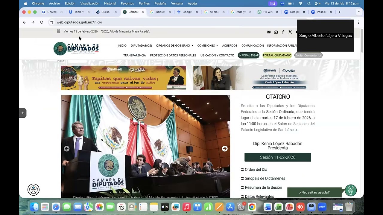 Primer videosesión del módulo de Derecho Procesal mercantil