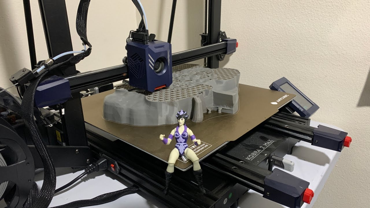 Snake Mountain catacombs 3-D printing live part 5 on a Kobra 2 Max