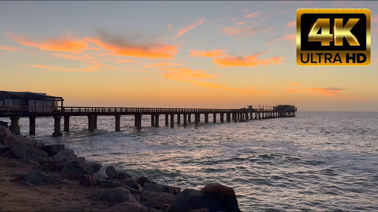 4K Namibian Golden Hour Sunset | 3 Hours Seamless Loop [Studying, Relaxation, Sleep & Calming]