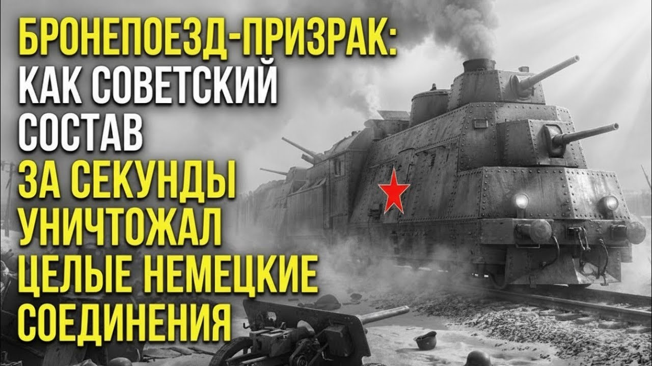 Советский бронепоезд превратил немецкую дивизию в пепел одним залпом — немцы не верили глазам