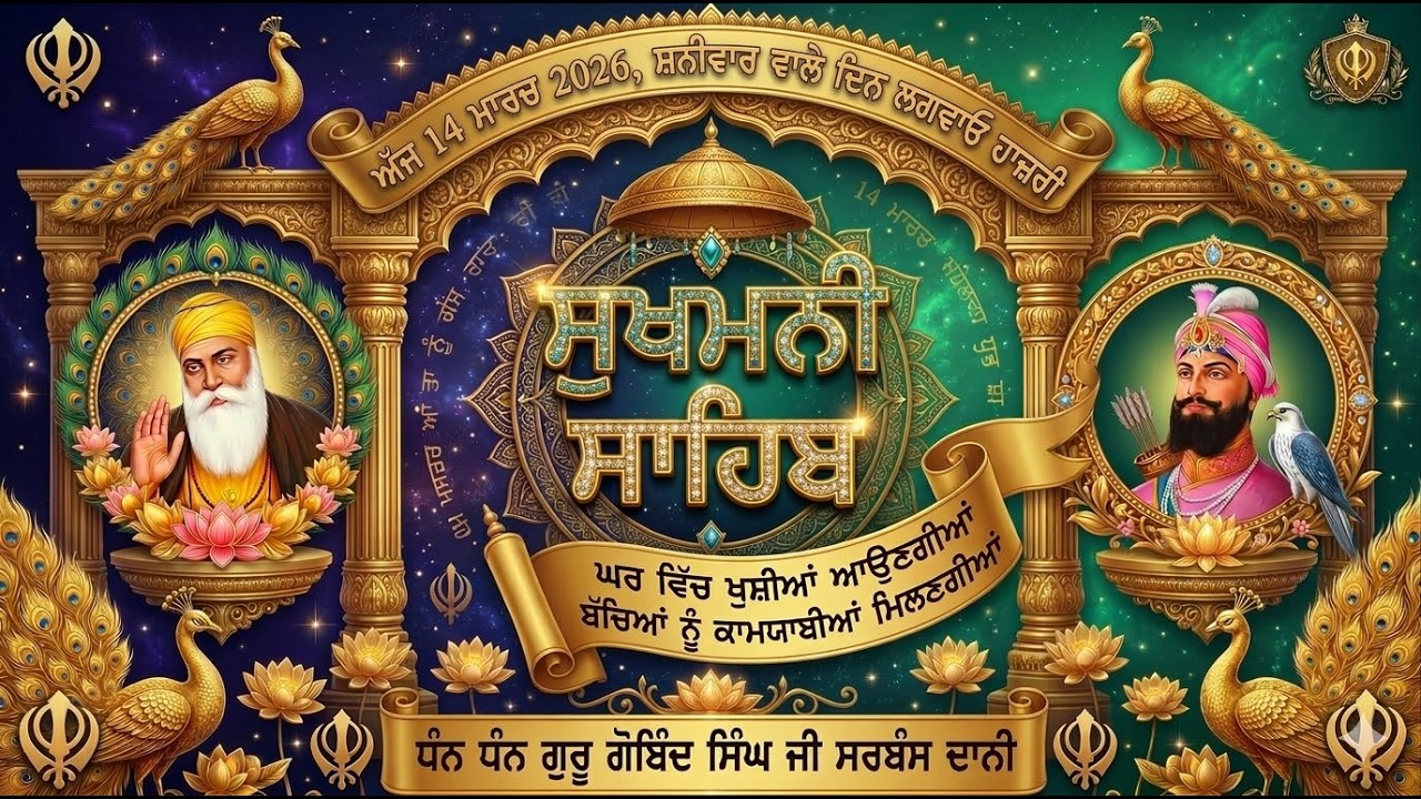 Sukhmani Sahib: The Jewel of Peace | ਮਨ ਦੀ ਸ਼ਾਂਤੀ ਦਾ ਖਜ਼ਾਨਾ // ਸੁਖਮਨੀ ਸਾਹਿਬ // Sukhmani Sahib