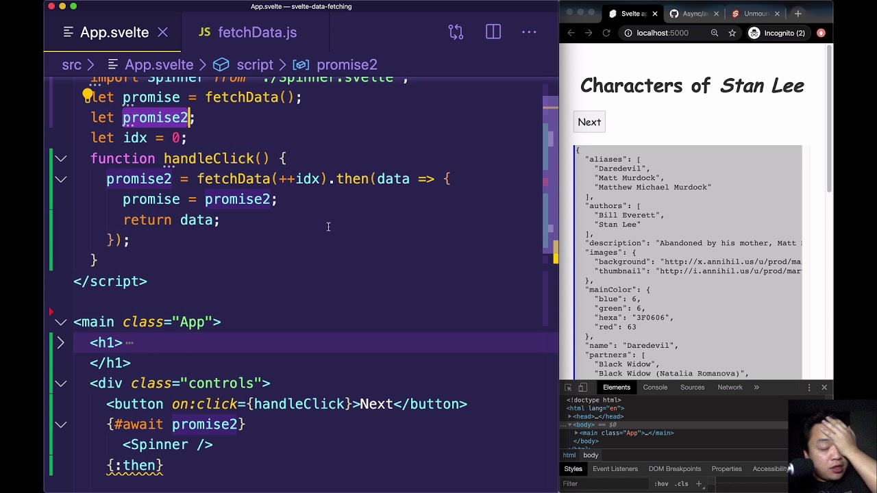 Svelte Society Day 2020 - @swyx: Data Fetching For Developers Who Are New to Svelte...