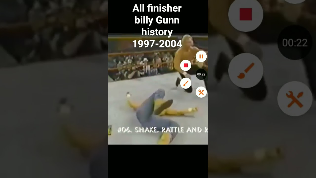 billy Gunn all finisher history 1997-2004
