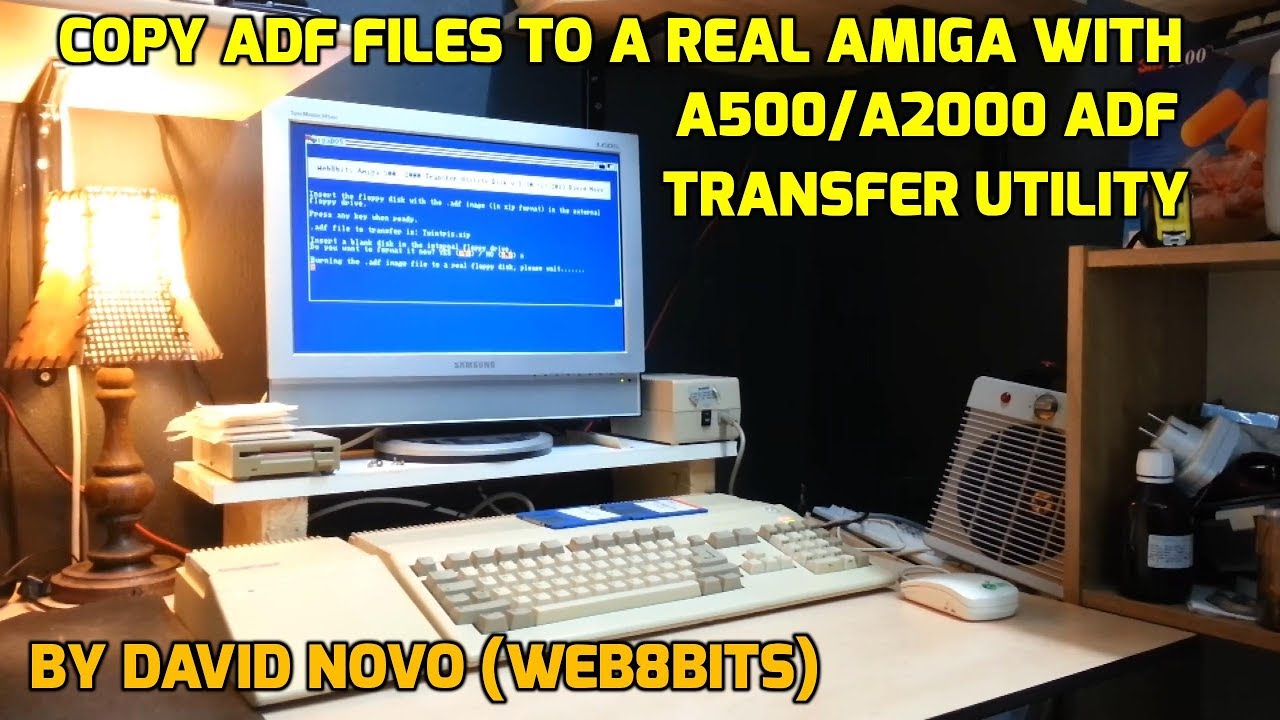 Copy ADF file to Real Amiga Disk using 
