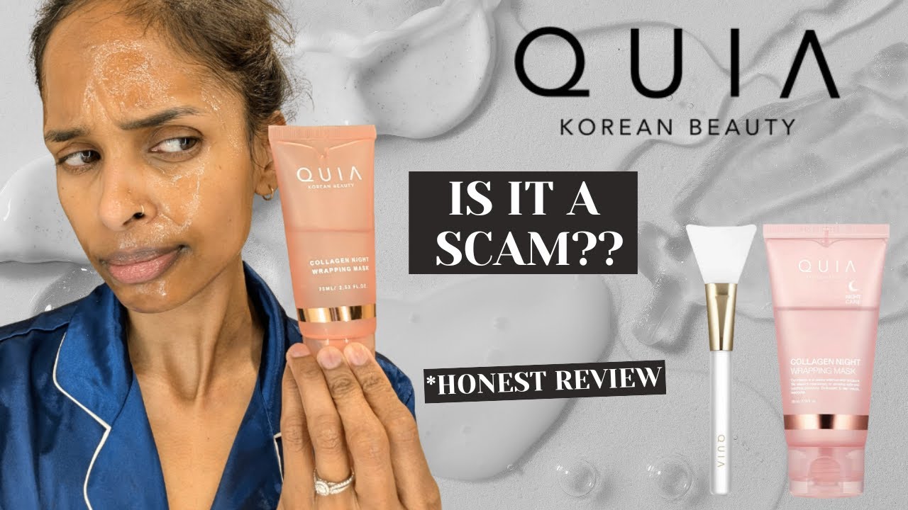 Обзор коллагеновой ночной маски-обертывания Quia Korea | Стеклянная кожа или обман? Честные резул...