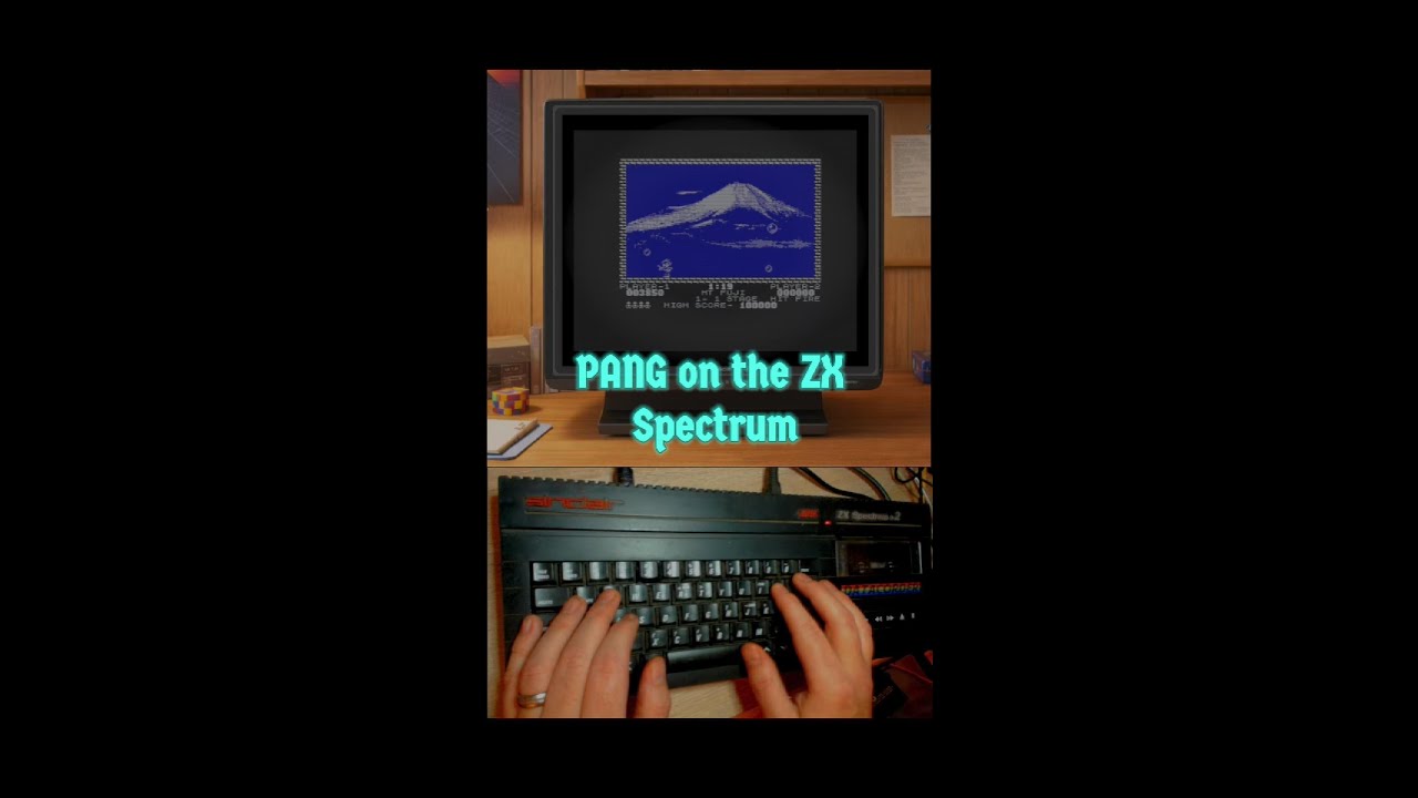 Pang on a Real ZX Spectrum