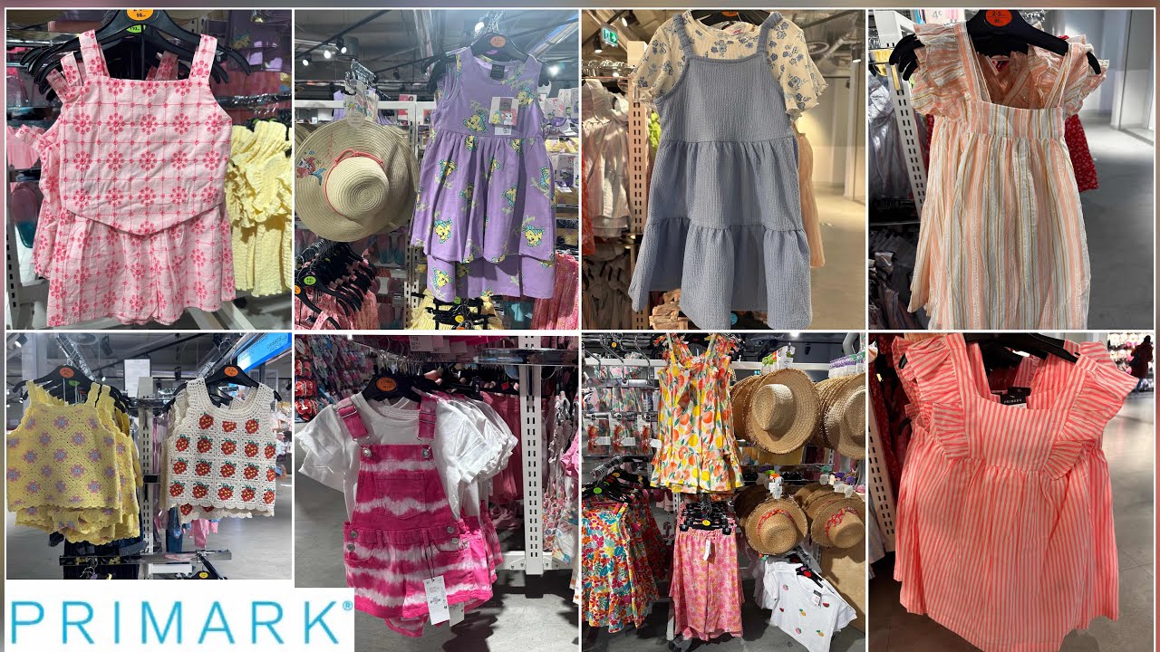Primark kids girls clothes 1-7 years new collection - April 2023