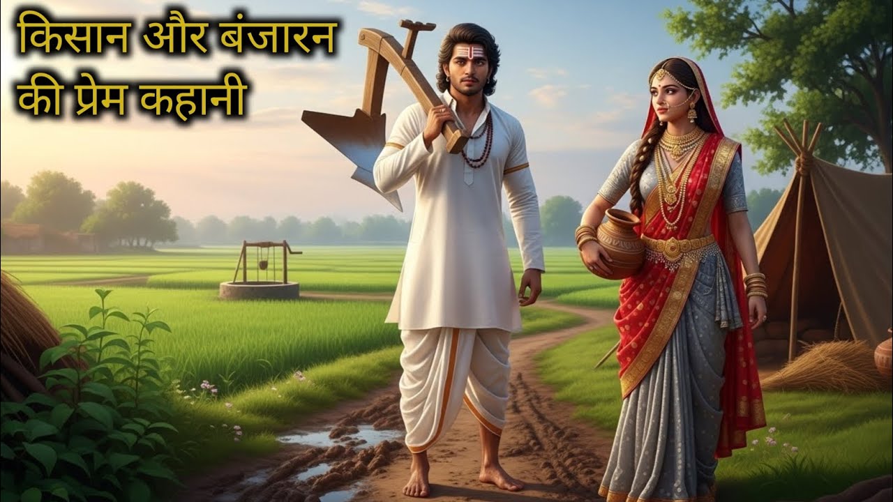 किसान,बंजारन का प्रेम और जादूगरनी की कहानी। #moralstory #hindistories #jadugarni