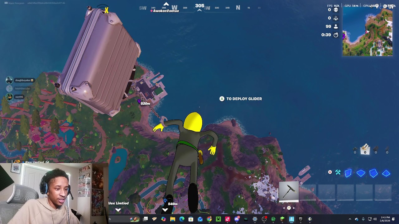 Fortnite trolling w/ Alex & Vontae
