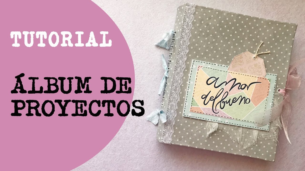 ÁLBUM-ARCHIVADOR para documentar nuestros PROYECTOS con espiral escondida. Tutorial.