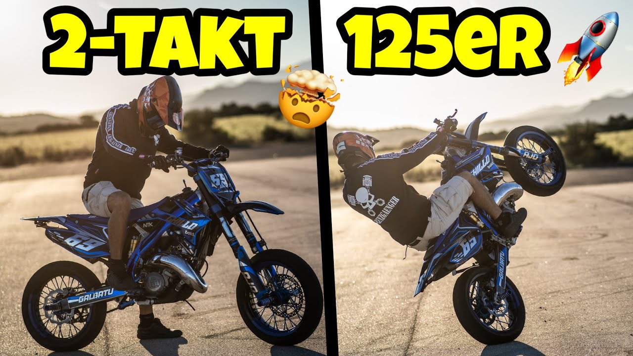 Mein erstes mal 125er 2-Takt / Testride