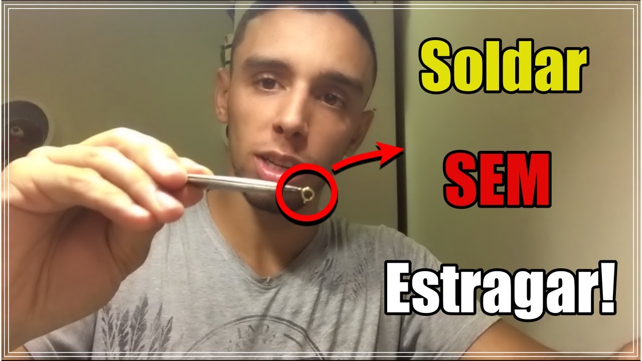 Como SOLDAR FECHO de uma CORRENTE DE OURO / Dicas para INICIANTES (PASSO A PASSO)