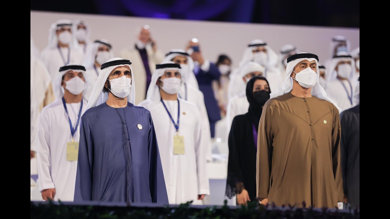 محمد بن راشد ومحمد بن زايد يشهدان افتتاح 