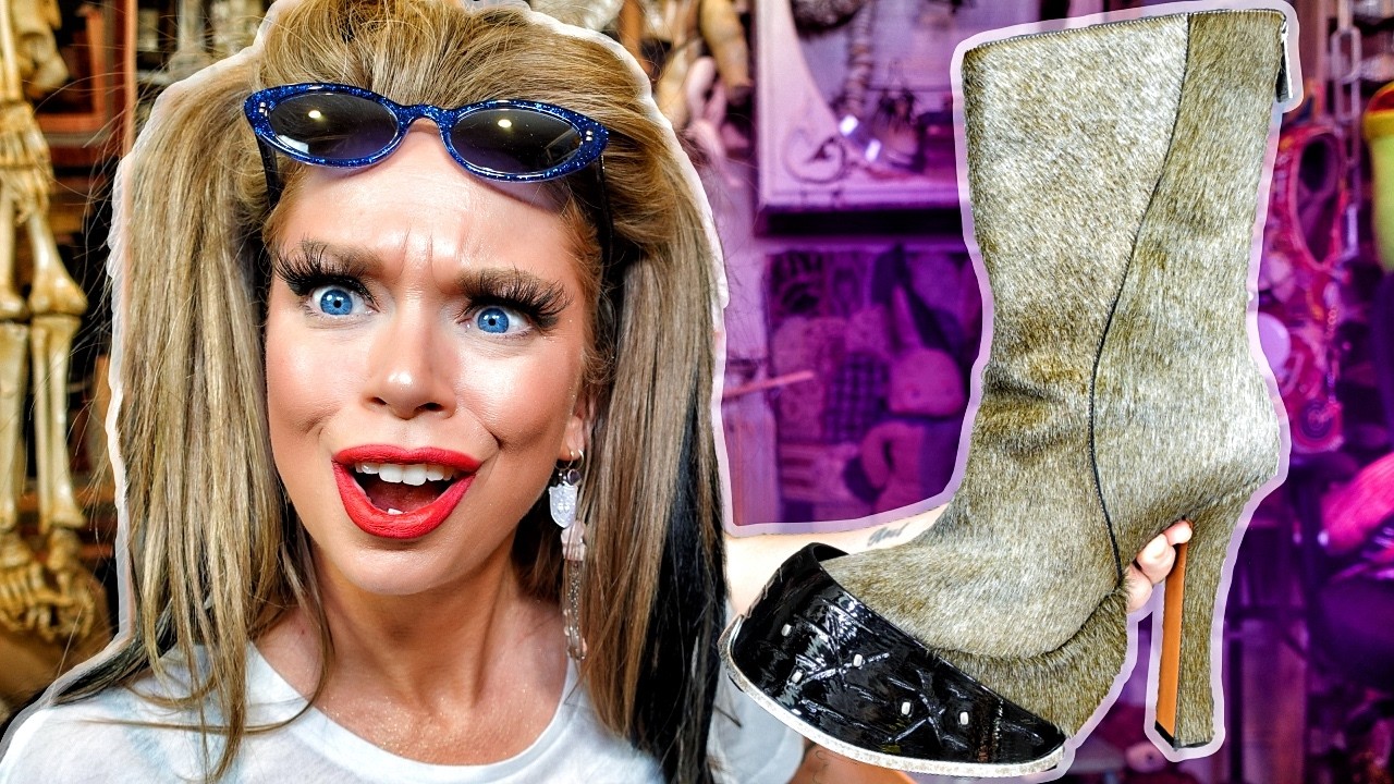 HORSE HOOF Shoes?!- Alexander McQueen Runway Shoe Unboxing! (The Most Extreme Shoes I Own?)