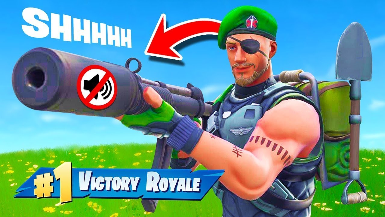Испытание SNEAKY Silencer в Fortnite Battle Royale!