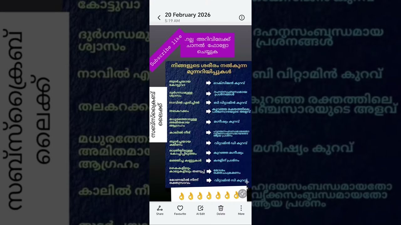 Nadan vlog is live! നിങ്ങളുടെ ശരീരം കാണിക്കുന്ന മുന്നറിയിപ്പുകൾ തുറന്നു നോക്കൂ 🥰