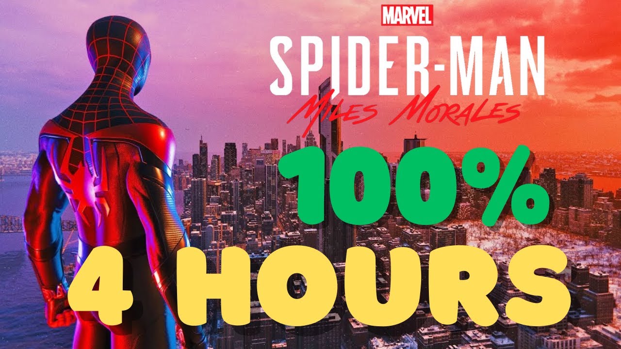 (FORMER WORLD RECORD) Marvel's Spider-Man: Miles Morales 100% NG+ Speedrun in 3:53:31