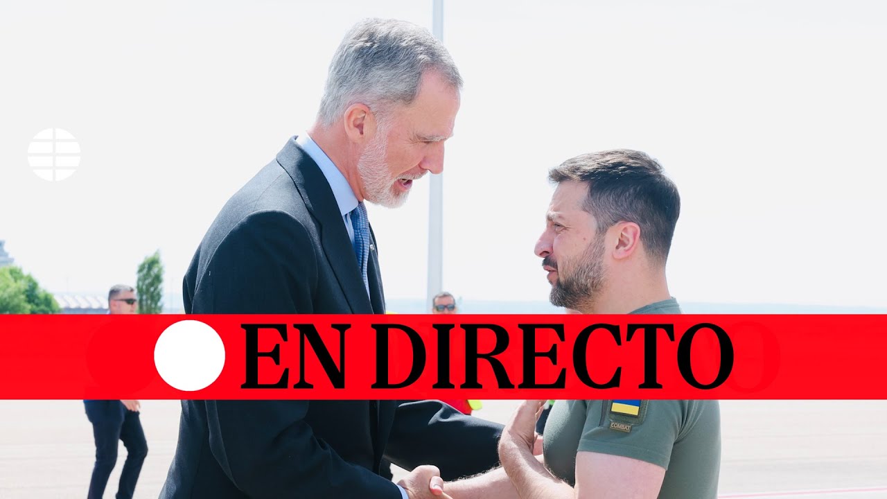 🔴 DIRECTO | El Rey recibe a Zelenski y le ofrece un almuerzo de gala en La Zarzuela